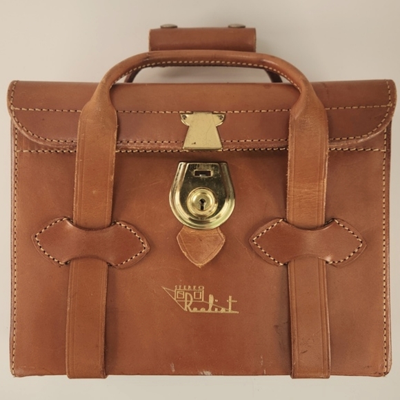 COPY - Perrin Leather David White STEREO REALIST Camera Carry Case, 1960s Vinta… - Picture 10 of 17